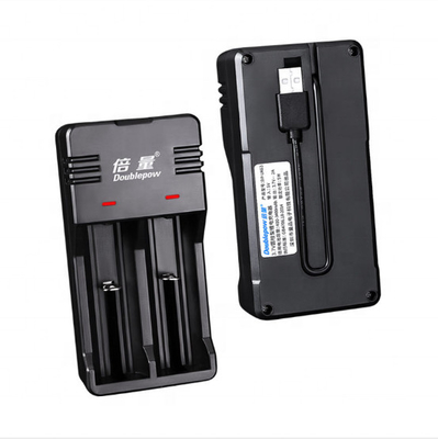 Doublepow USB 3.7 فولت شاحن بطارية ليثيوم أيون 26650 16340 18650